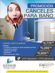 CANCELES PARA BAÑO